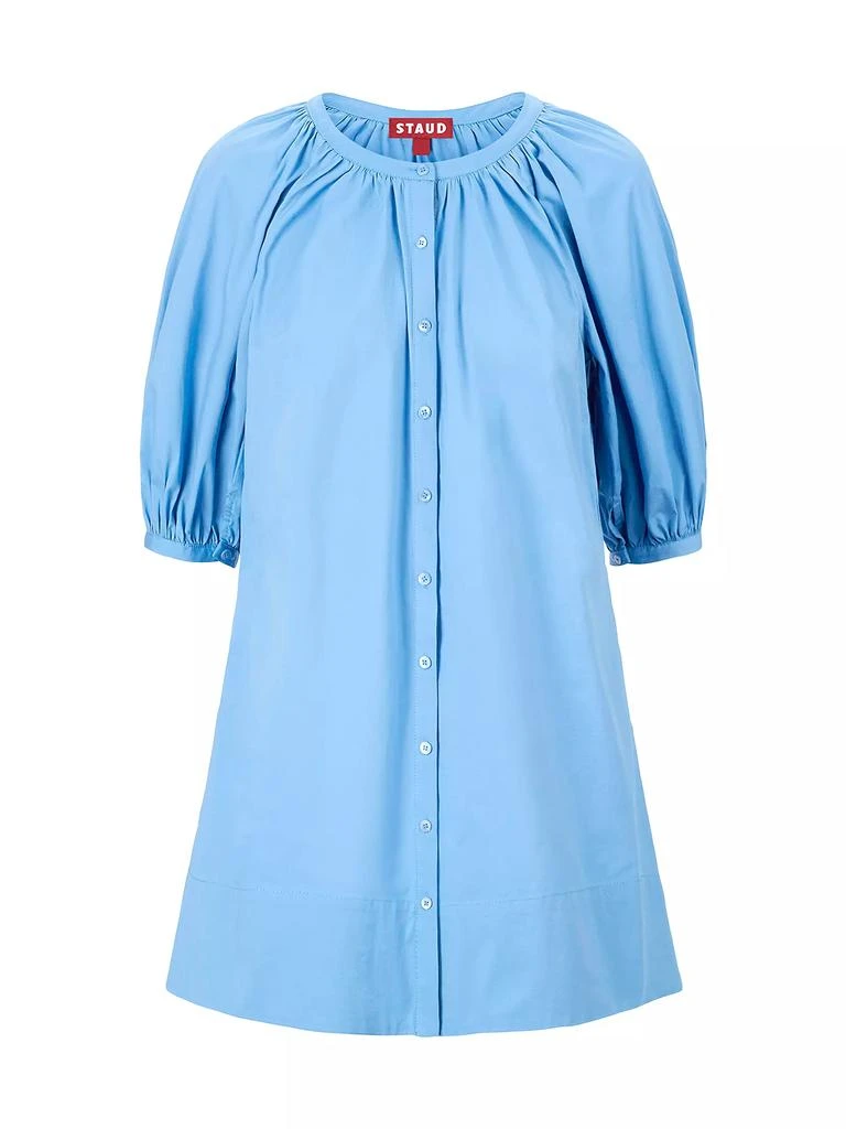 Staud Vincent Stretch-Cotton Minidress 1