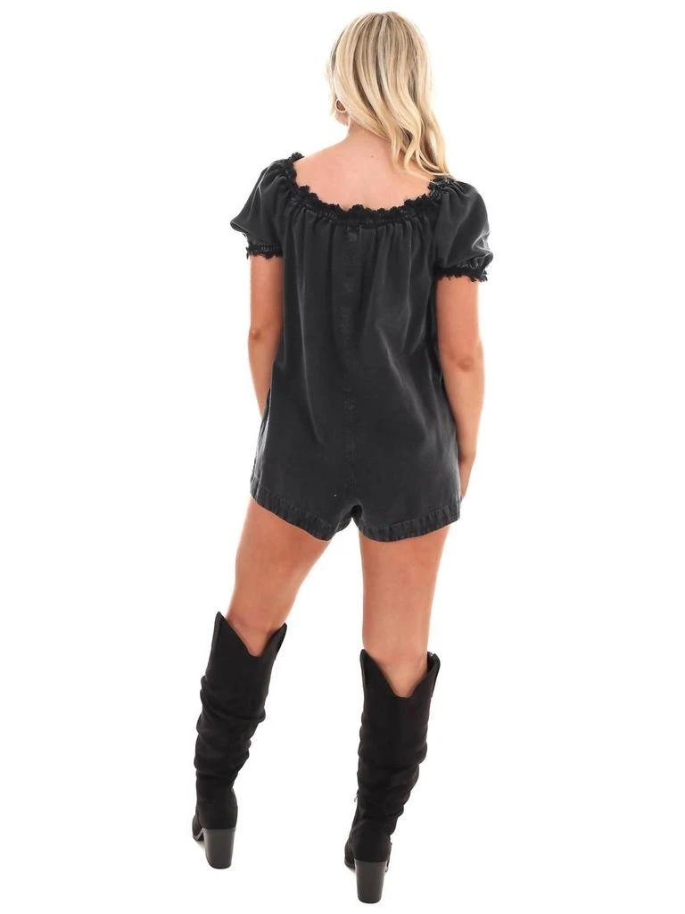 Free People Free People - Daisy Denim Babydoll Romper 2