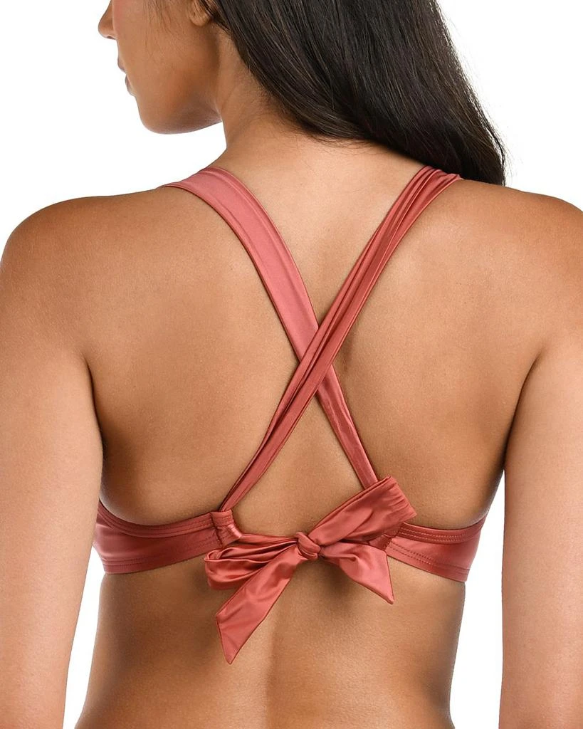 La Blanca Earth Goddess Draped Bikini Top 9