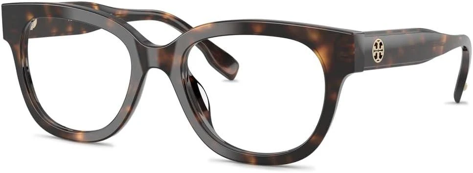  Tory Burch Women
s Square Eyeglasses, Dark Tortoise, One Size