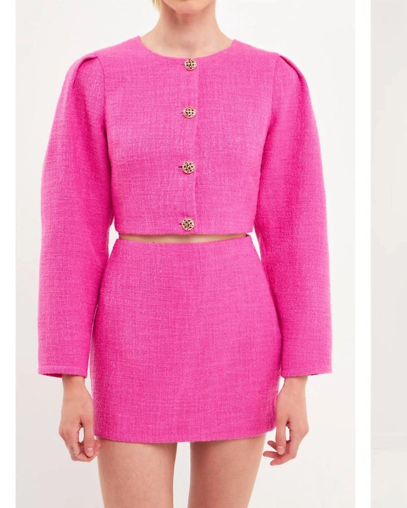 Endless Rose Endless Rose - Tweed Mini Skirt 4