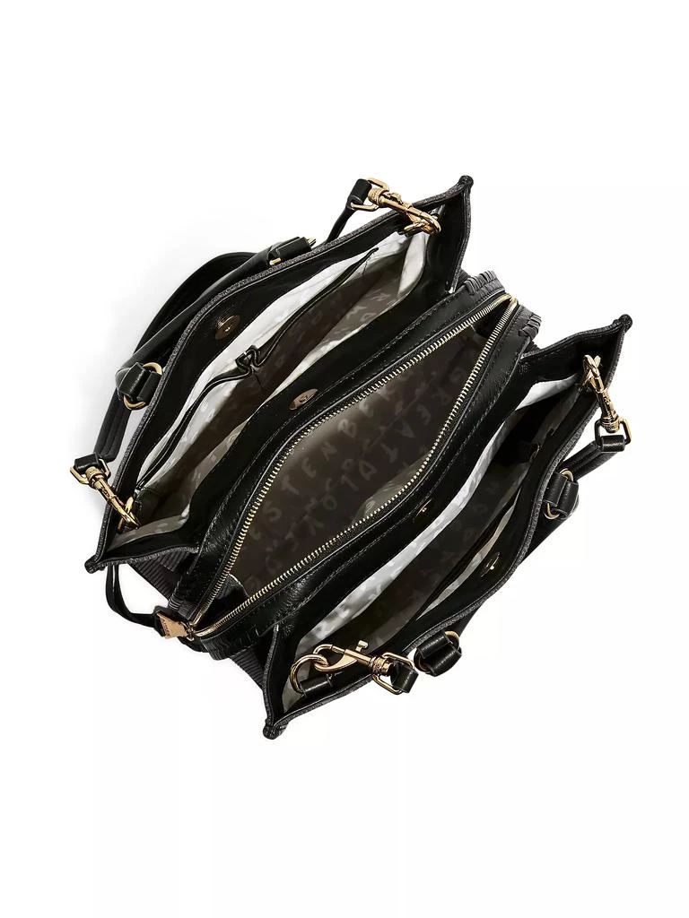 Aimee Kestenberg Stockbridge Leather Satchel Top Handle Bag 5