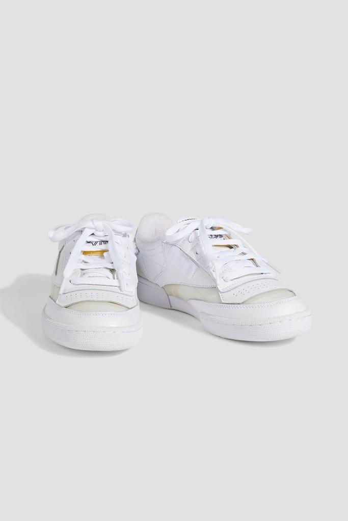 MAISON MARGIELA Club C mesh and leather sneakers