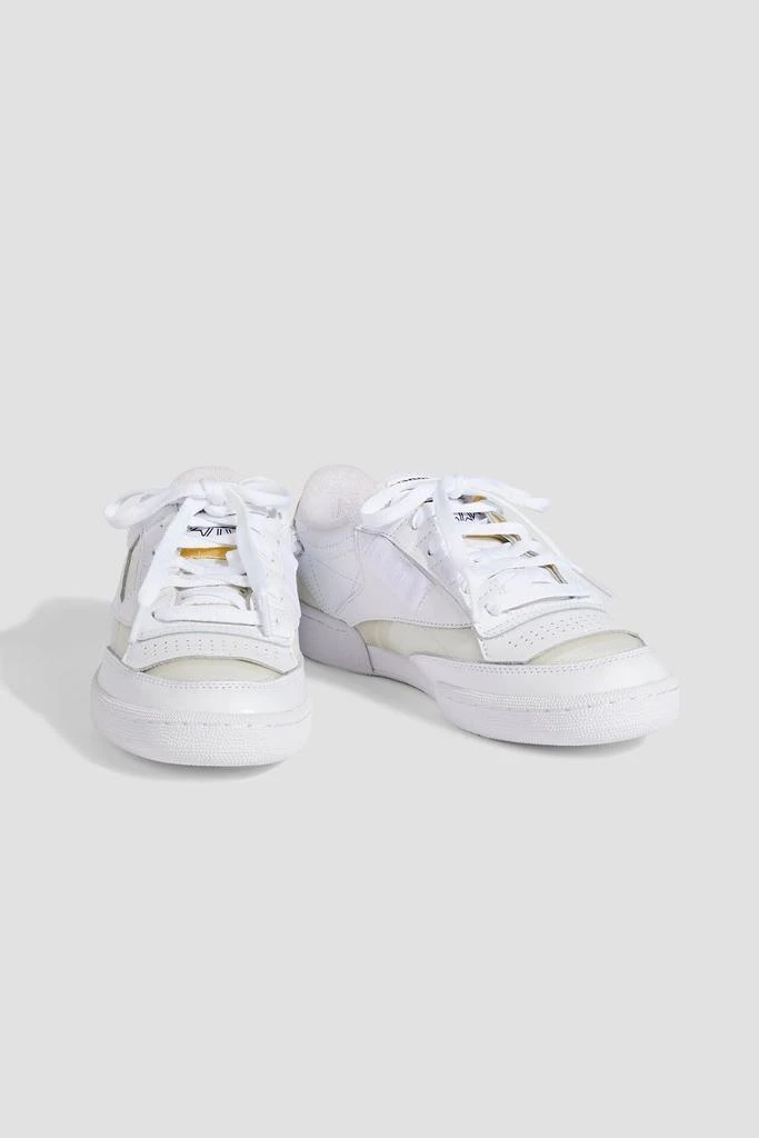 MAISON MARGIELA Club C mesh and leather sneakers 2