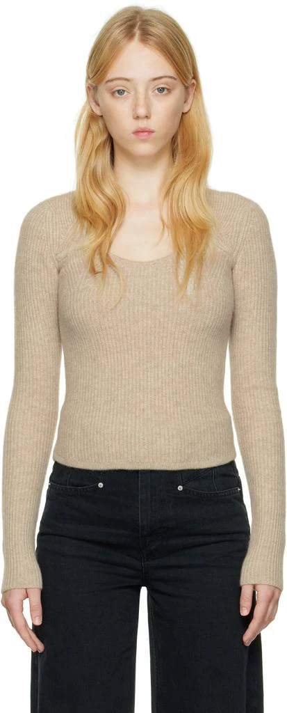 Isabel Marant Beige Bailey Sweater 1