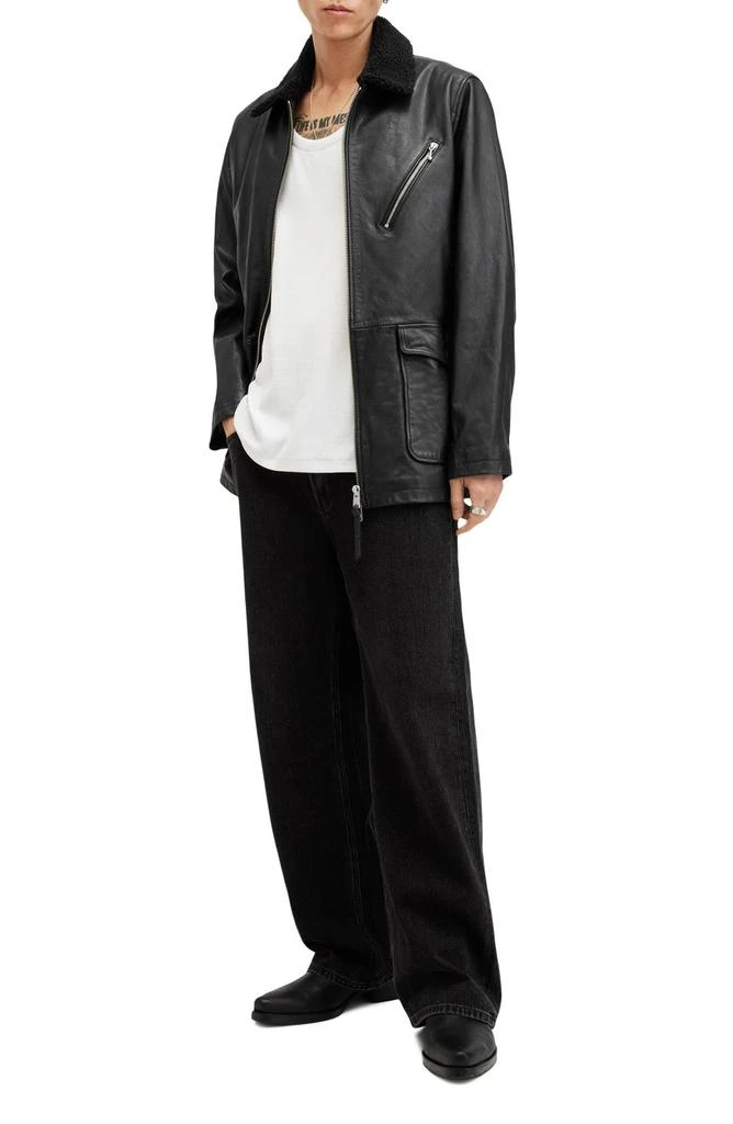 ALL SAINTS Moriarty Leather Jacket 8