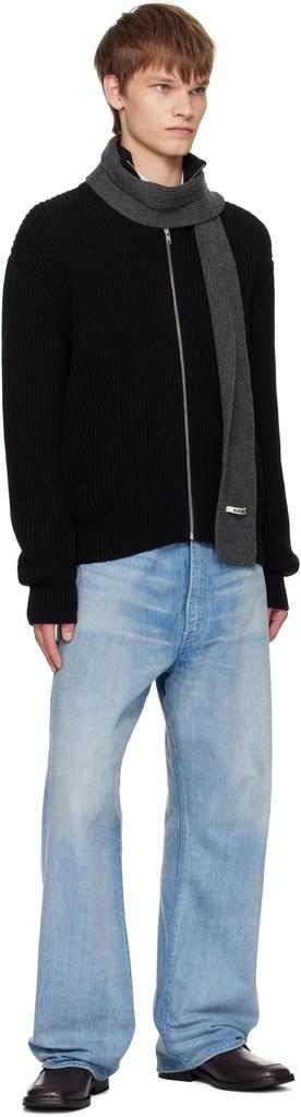 Gray Light Cashmere Knit Stole – On Sale Now with Up to 33% Off