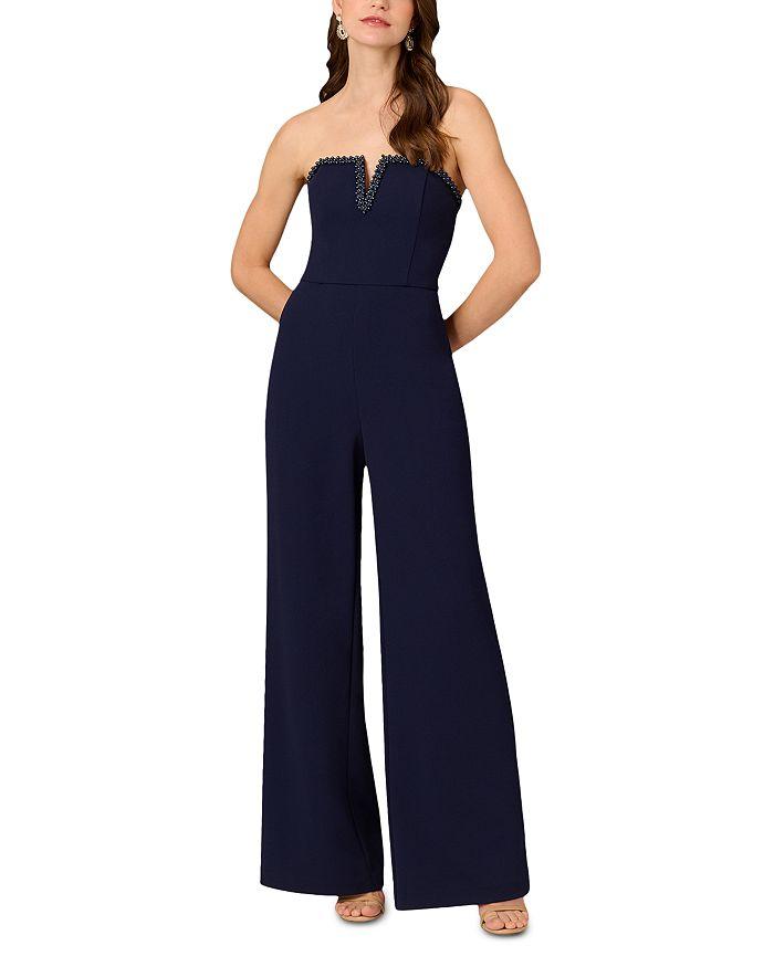 Aidan Mattox Strapless Jumpsuit