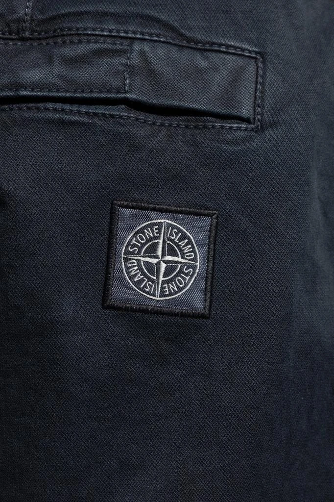 Stone Island Stone Island Compass Patch Straight-Leg Trousers 4