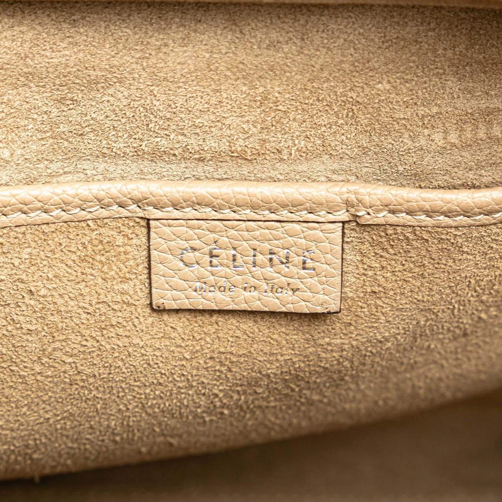 Celine Celine Taupe Leather Nano Leather Luggage Tote Bag 7