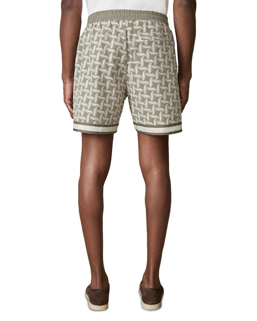 REISS Embroidered Drawstring 7.3" Shorts 3