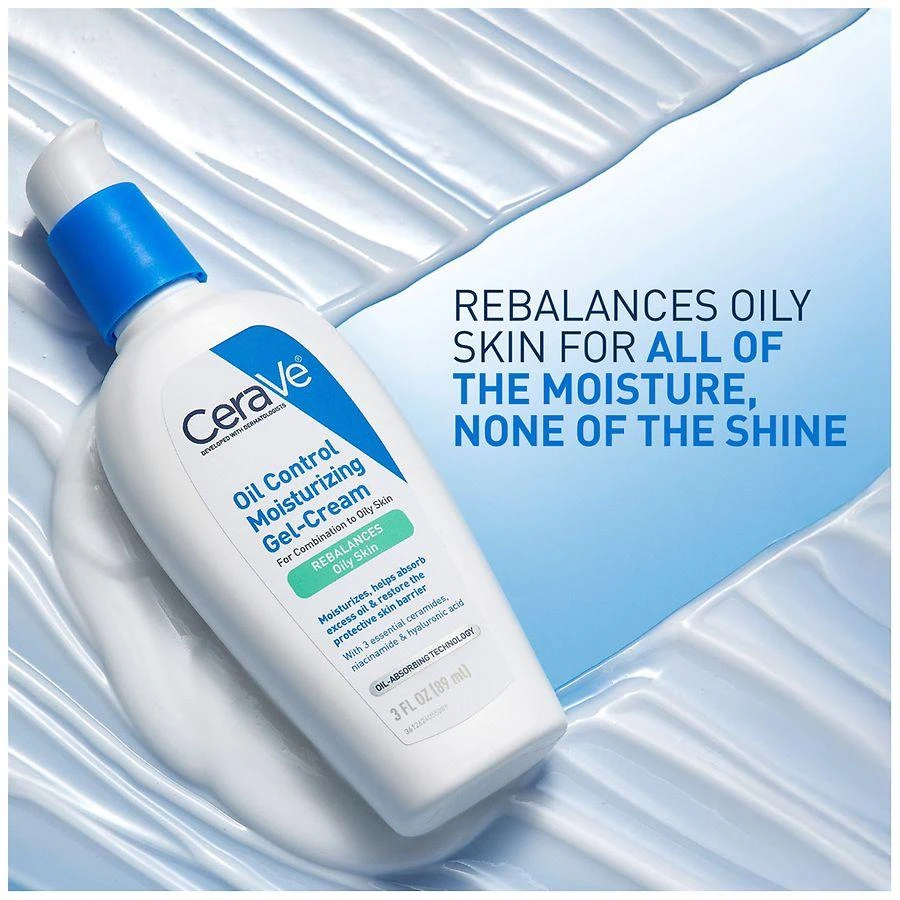 CeraVe Oil Control Moisturizing Gel-Cream Face Moisturizer for Combination to Oily Skin 6