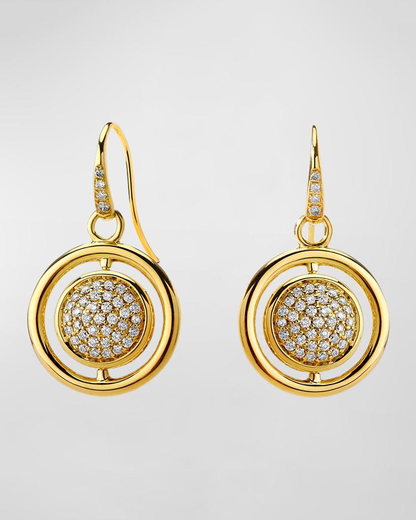 Syna 18K Yellow Gold Reversible Diamond Drop Earrings
