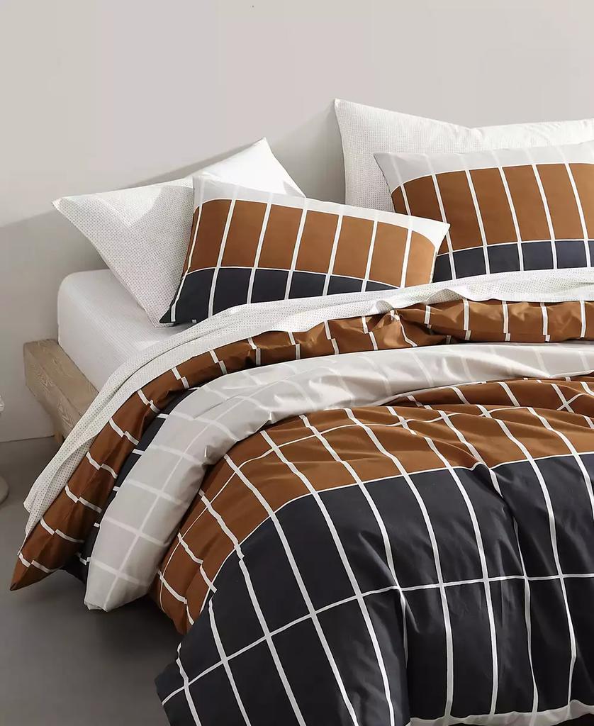 marimekko Tiiliskivi Raita Cotton 3 Piece Duvet Cover Set