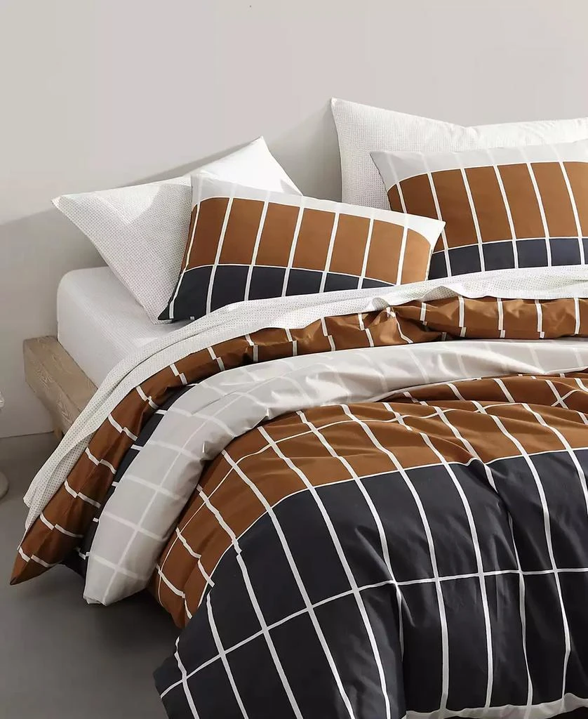 marimekko Tiiliskivi Raita Cotton 3 Piece Duvet Cover Set 2