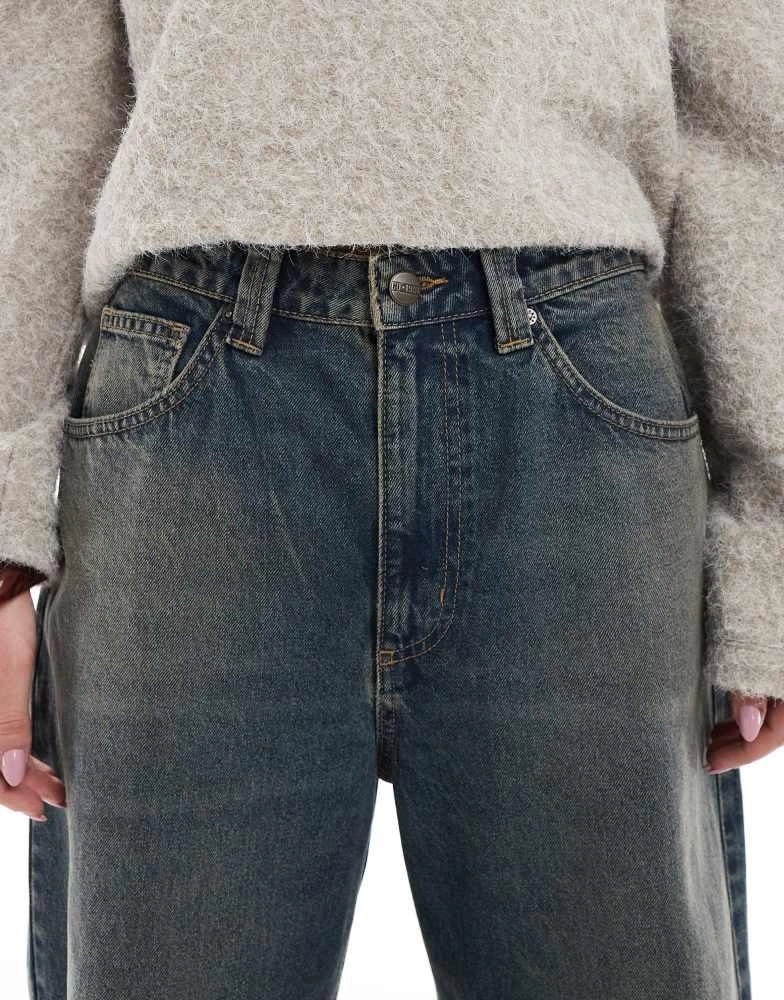 Cotton:On Cotton On super baggy low rise jeans in rust blue 5