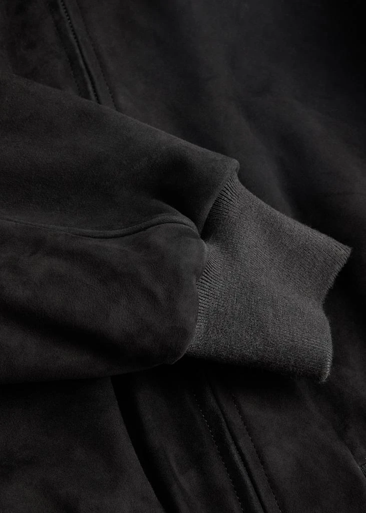 Entire Studios Raglan padded suede bomber jacket 5