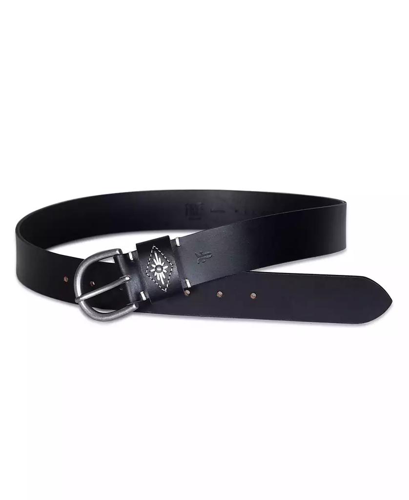 Frye Women's Embroidery On Loop Belt