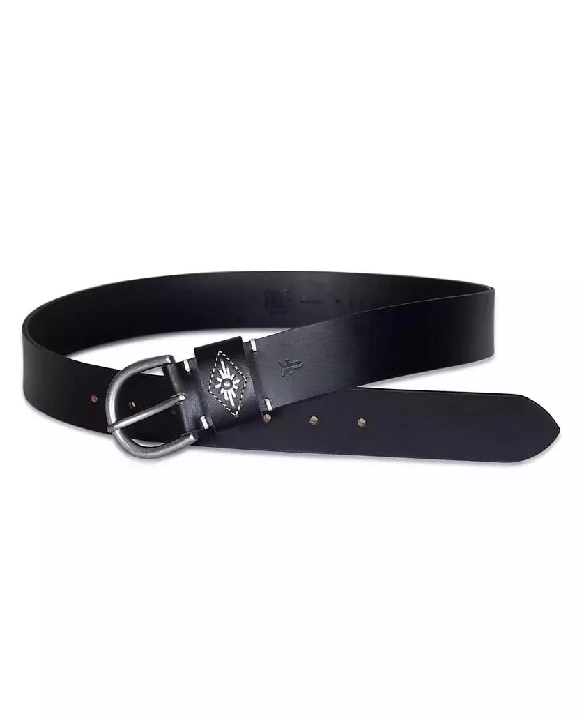 Frye Women's Embroidery On Loop Belt 2