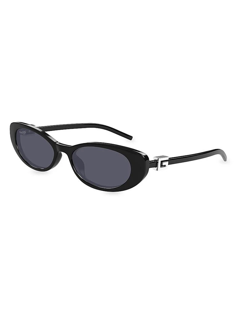 Gucci G String 52MM Oval Sunglasses 1