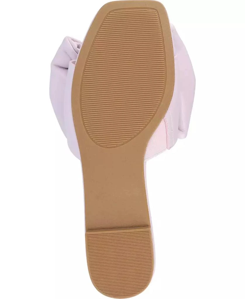 Journee Collection Women's Fayre Oversized Bow Flat Sandals 5