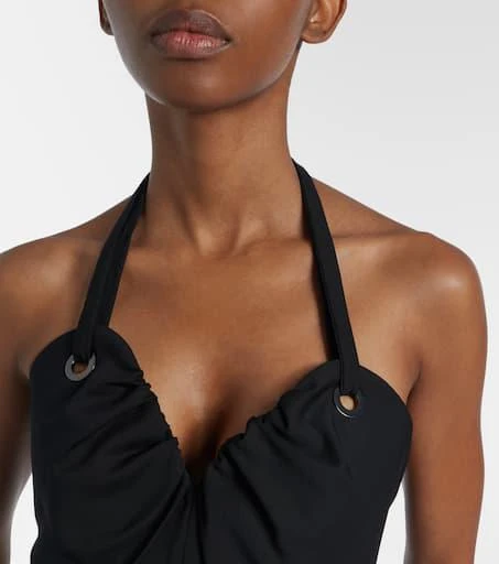 Max Mara Asymmetric virgin wool jumpsuit 4