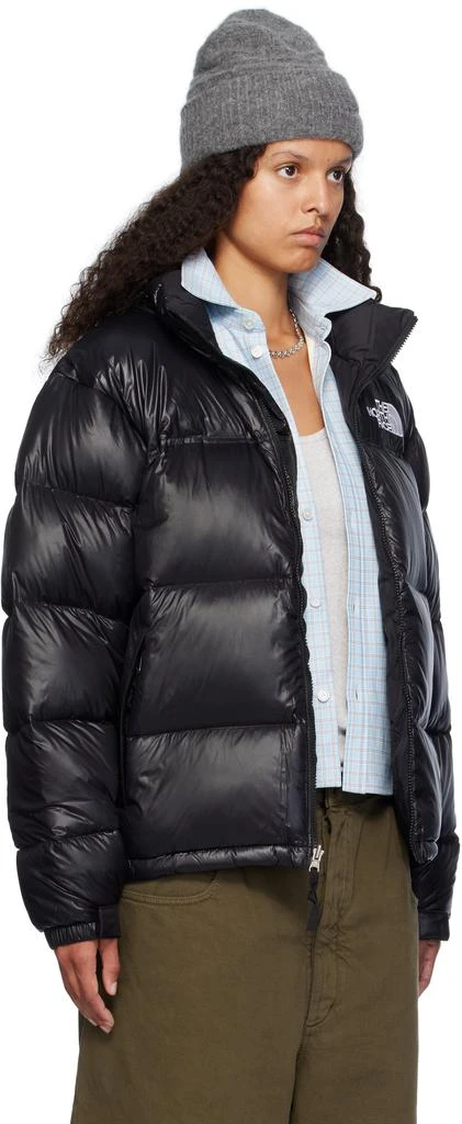 The North Face SSENSE Exclusive Black 1996 Retro Shine Nuptse Down Jacket 2