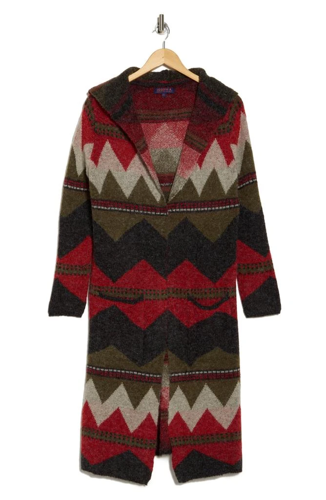 Joseph A Hooded Southwest Duster Cardigan 3
