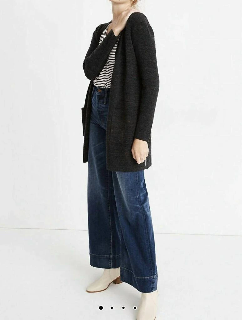 Madewell Donegal Open Front Cardigan In Gray 1