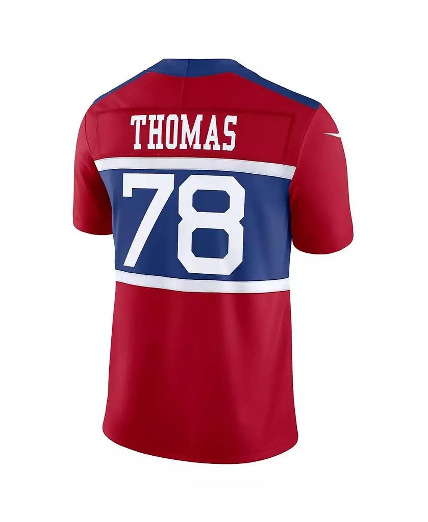 NIKE Men's Andrew Thomas Century Red New York Giants Alternate Vapor F.U.S.E. Limited Jersey 3