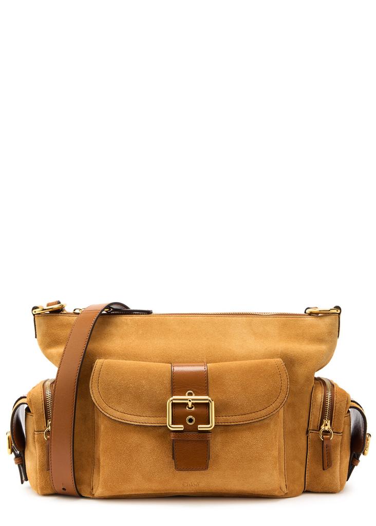 ハンドバッグ Chloe Camel Suede Medium Camera Bag Handbag Chloé Camel Suede Medium Camera Bag Handbag - Tote Bags