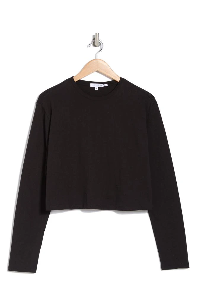 Good American Crop Long Sleeve T-Shirt 1
