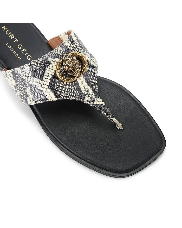 Kurt Geiger Women's Chelsea T Bar Thong Sandals 5