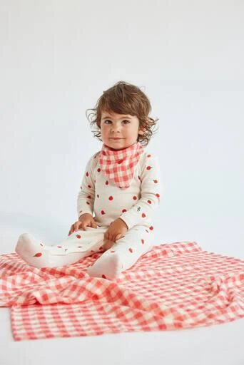 BOBO CHOSES Baby Tomato onesie, blanket and bib set 6