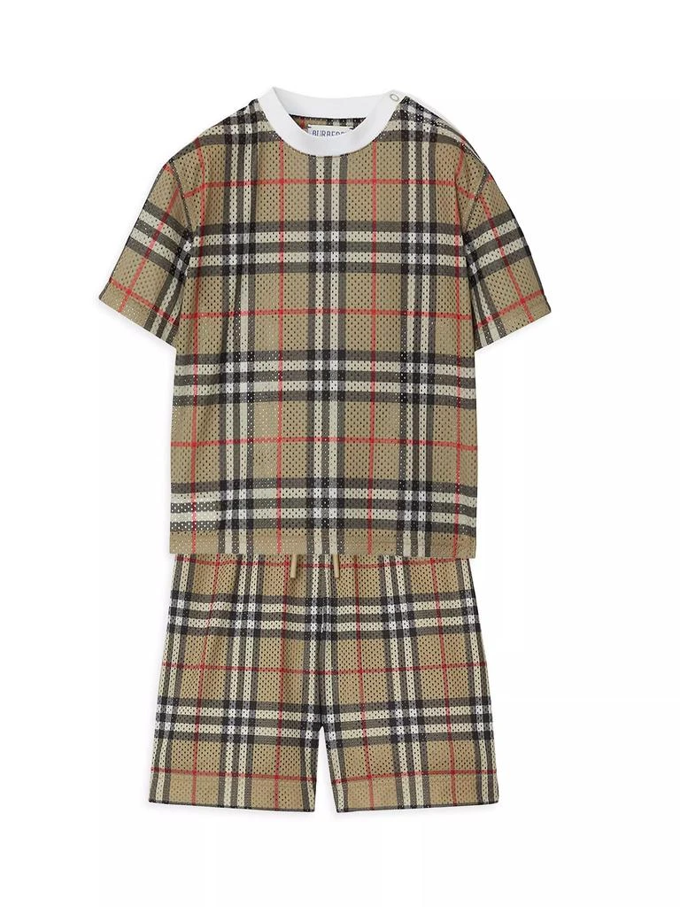 Burberry Baby's &amp; Little Kid's Check Mesh T-Shirt 2