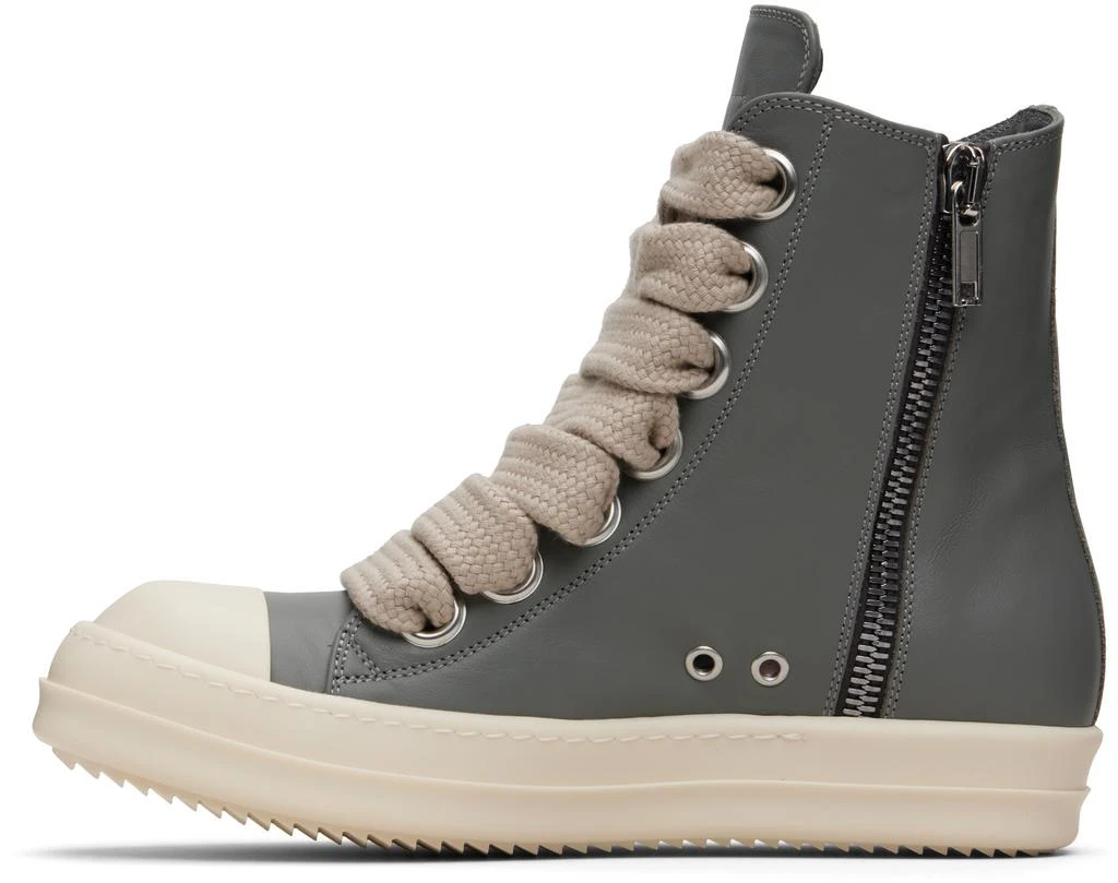 Rick Owens Gray Concordians Jumbolace Sneakers 3