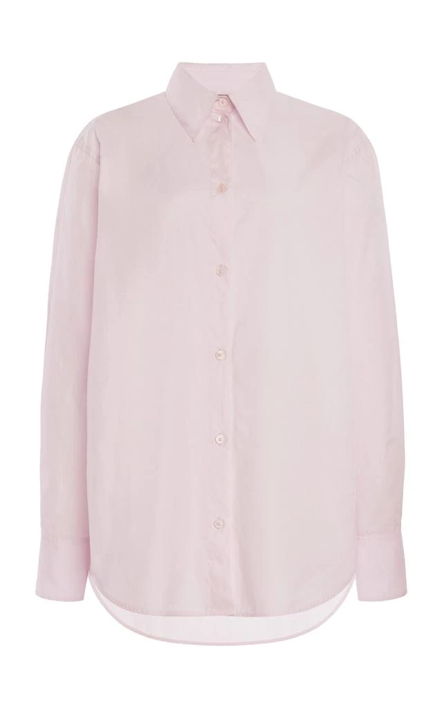 Totême Toteme - Kimono-Sleeve Organic Cotton Poplin Shirt - Pink - FR 38 - Moda Operandi 1