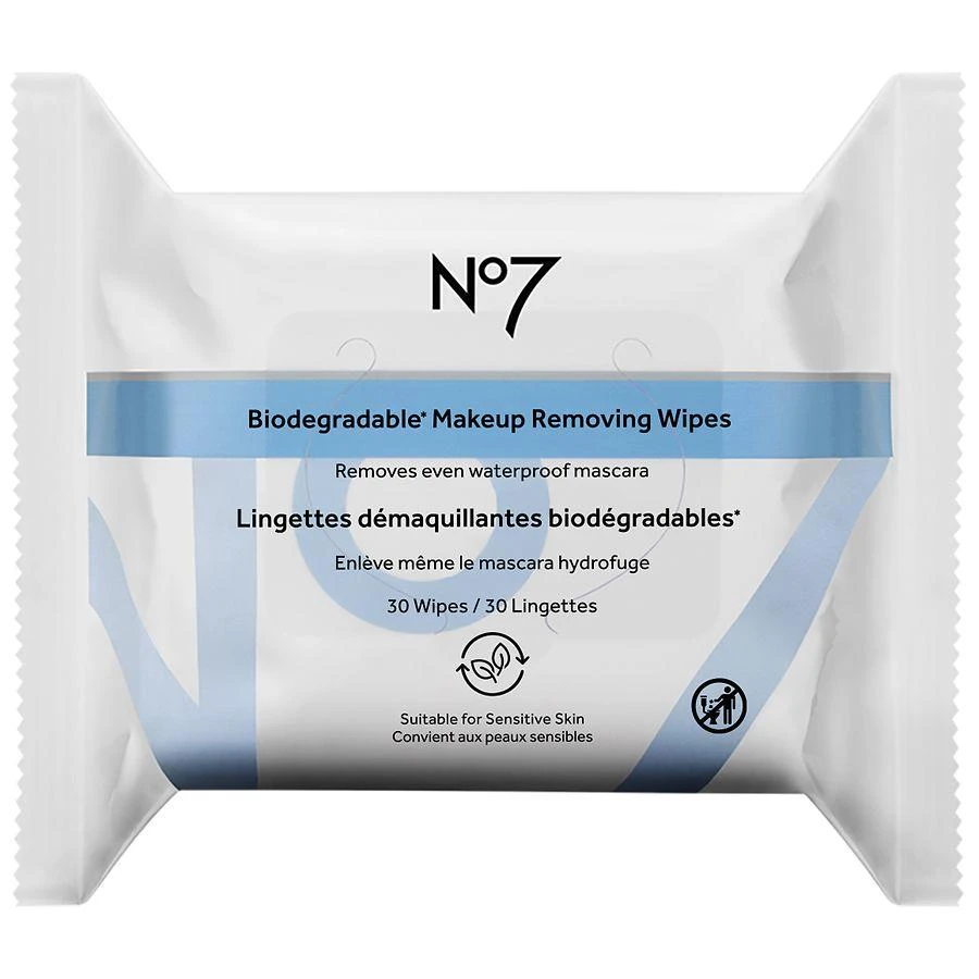 No7 Biodegradable Makeup Removing Wipes 1