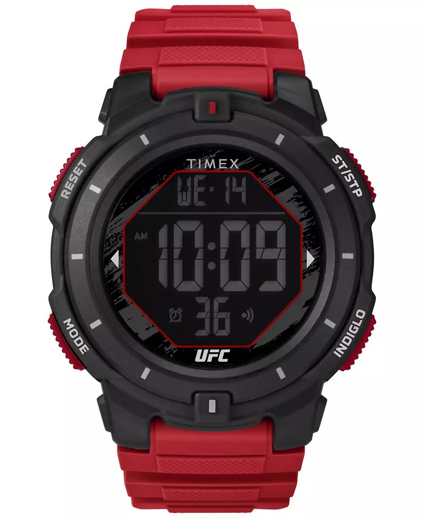 Timex Men's UFC Rumble Digital Red Polyurethane Strap 50mm Round Watch