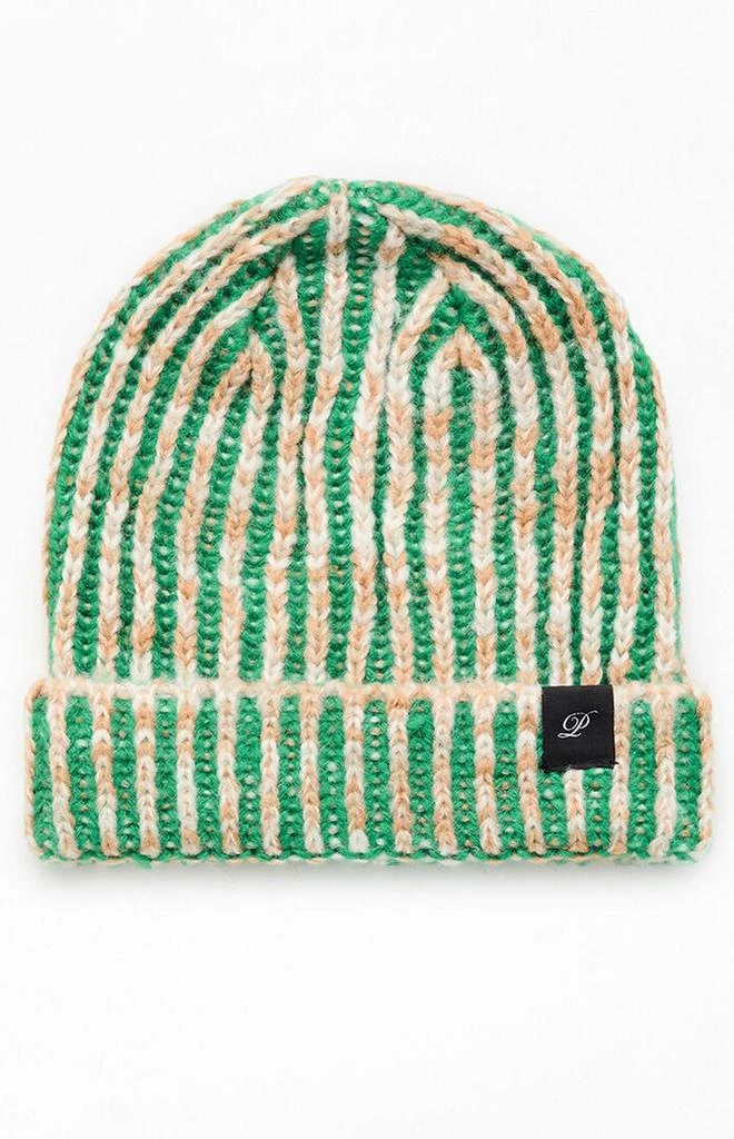 PacSun Green Crochet Beanie 1