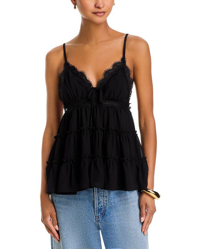 AQUA Lace Trim Camisole Top - Exclusive
