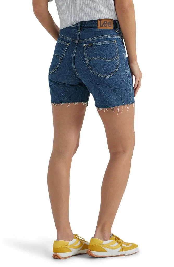 LEE Rider Raw Hem Denim Shorts 2
