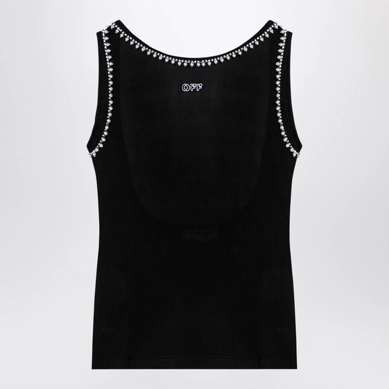 Off-White Off-White Tank Top With Beaded Embroidery 1