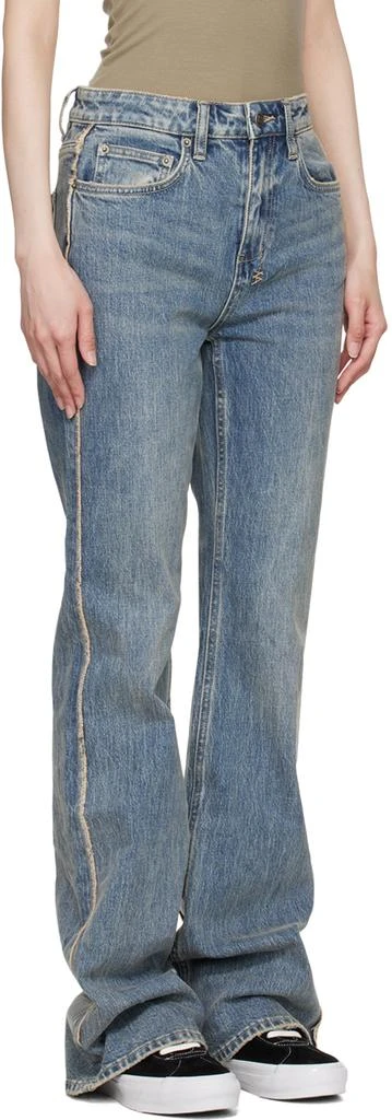 Ksubi Blue Soho Frayed Jeans 2