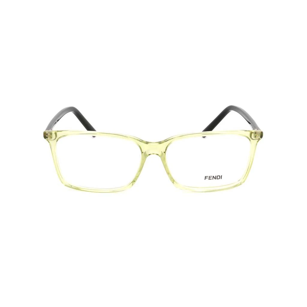 Fendi Fendi Men's Green Rectangular Opticals 2