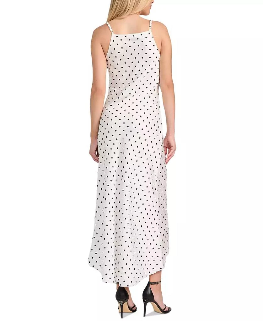 GUESS Women's Cemona Printed Faux-Wrap Sleeveless Dress 5