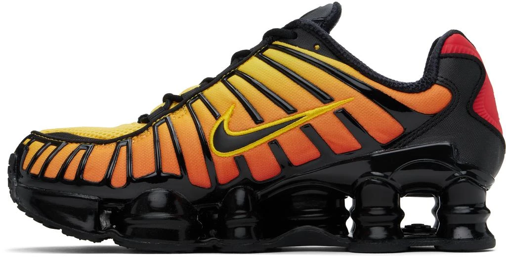 NIKE Orange & Black Shox TL Sneakers 3
