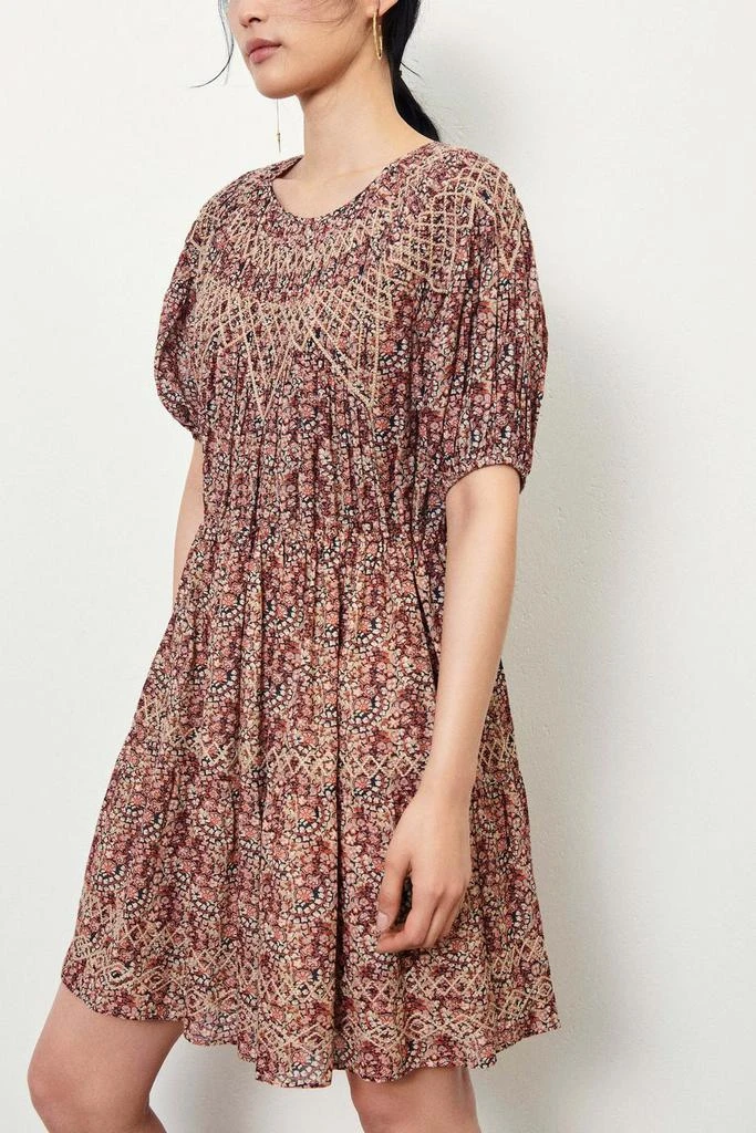ba&sh Robe Iris - Greige - Femme 4