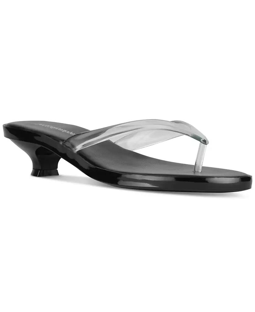 Jeffrey Campbell Lollipop Jelly Kitten-Heel Thong Sandals