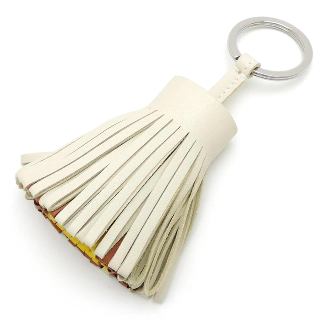 Hermes Carmen yellow Agneau Milo Keyring (Pre-Owned)